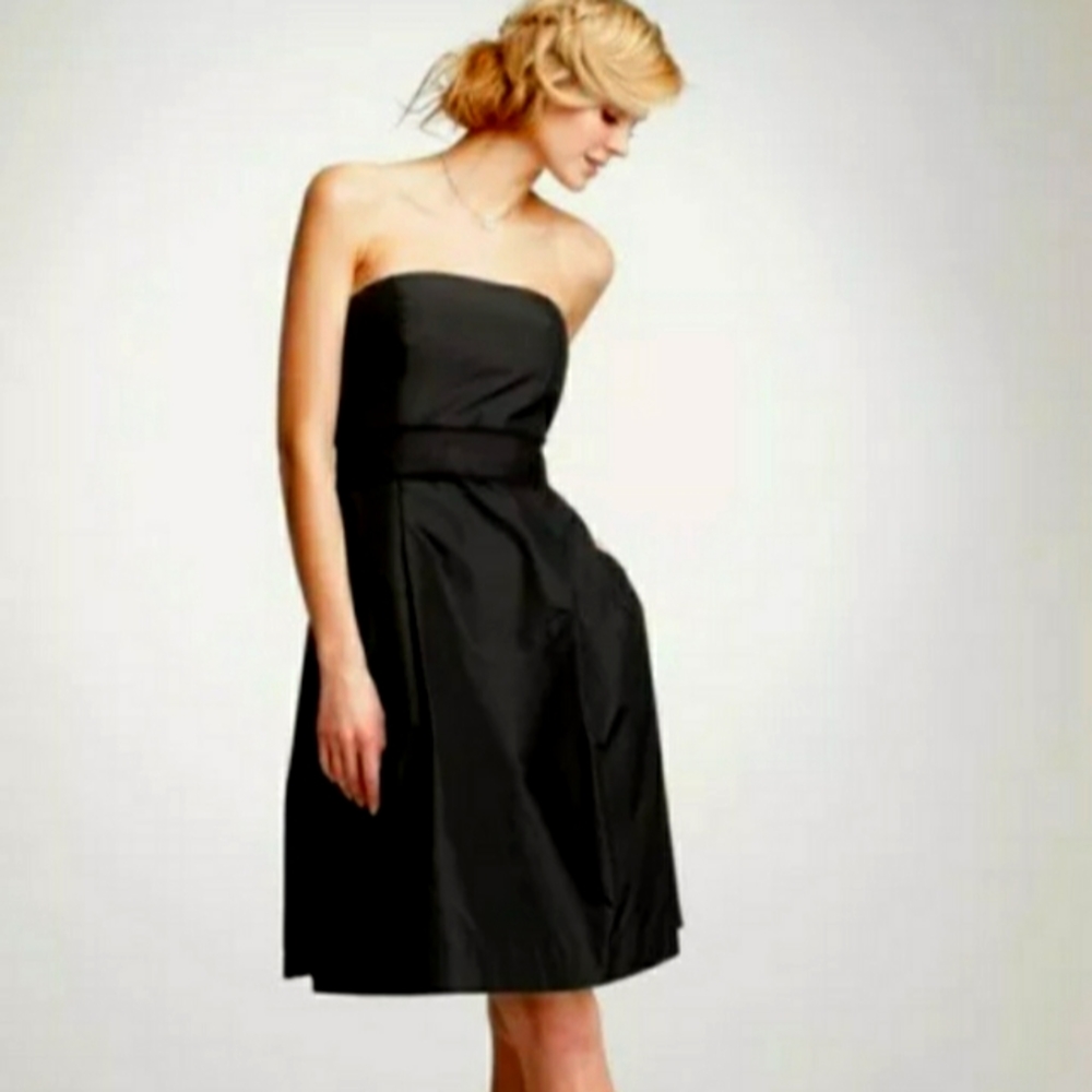 Ann Taylor Silk Taffeta Bridesmaids Dress Sz 0